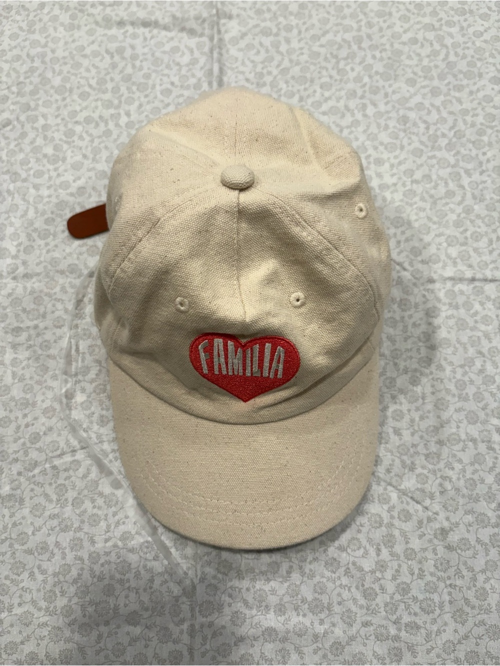 Target Latino Heritage Month Familia Heart Baseball Cap Cream Beige Dad Hat 2021